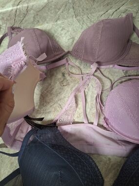 Victoria's Secret Lavender Lace Push-Up Bra